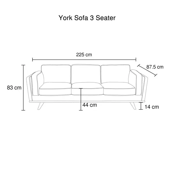 3 Seater Faux Sofa Brown Lounge Set for Living Room Couch with Wooden Frame