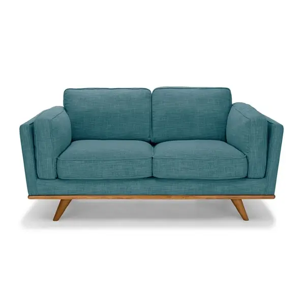 3+2 Seater Sofa Teal Fabric Lounge Set for Living Room Couch with Wooden Frame