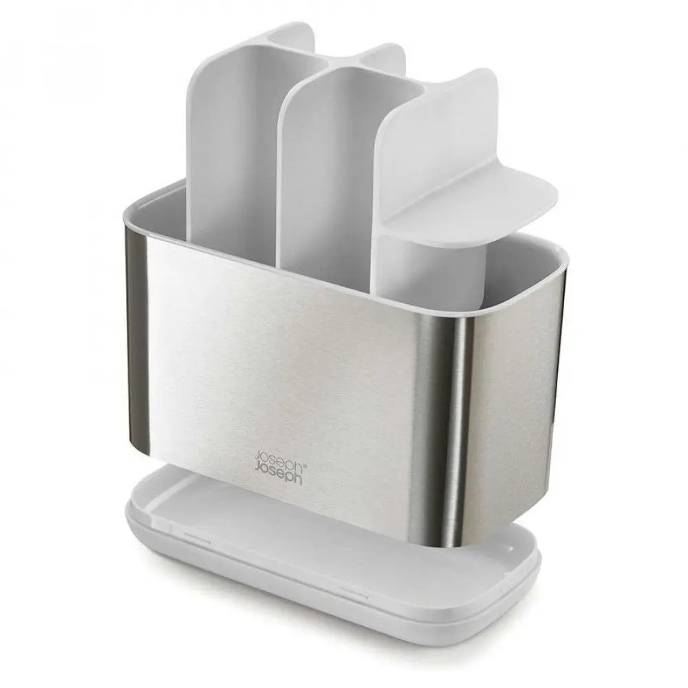 Joseph Joseph Easystore Toothbrush Caddy Large   Steel