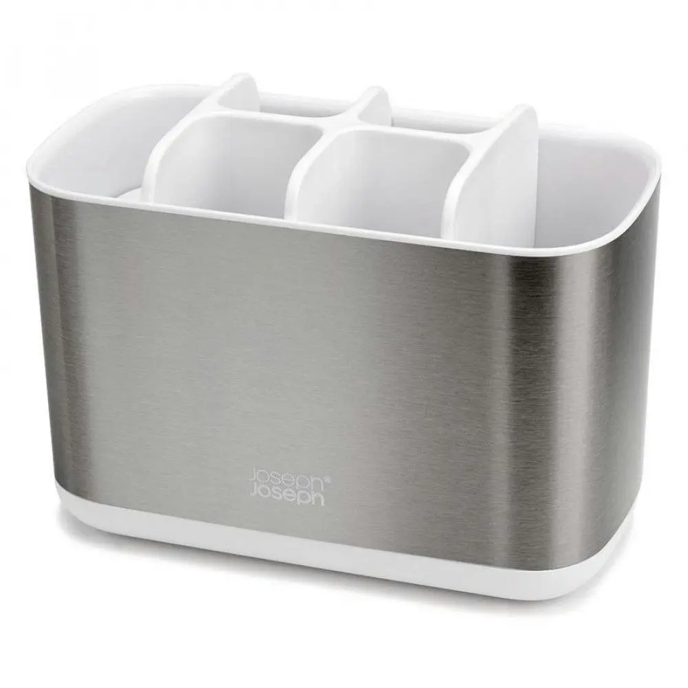 Joseph Joseph Easystore Toothbrush Caddy Large   Steel