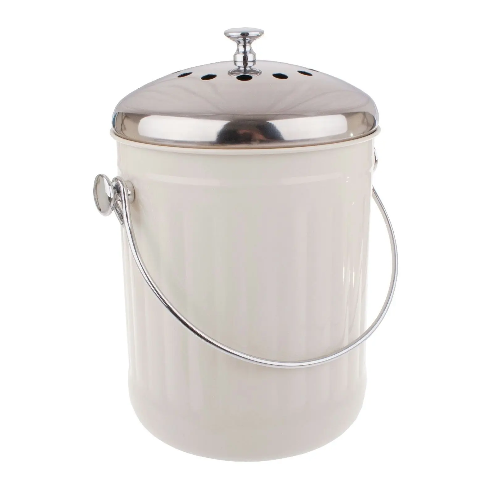 Appetito 4.5l Compost Bin   Green Or White