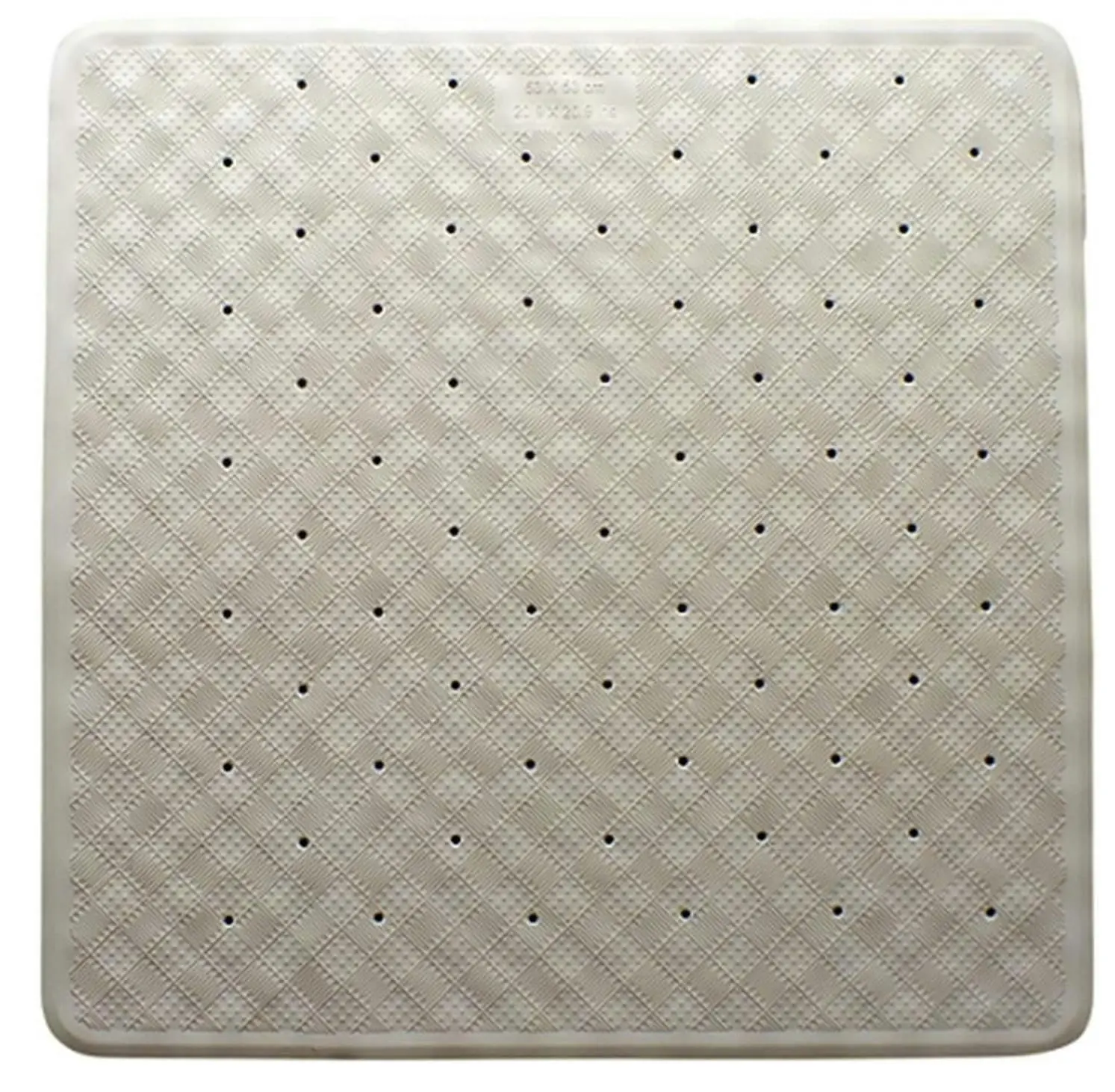 RUBBER SHOWER MAT - 53 x 53cm