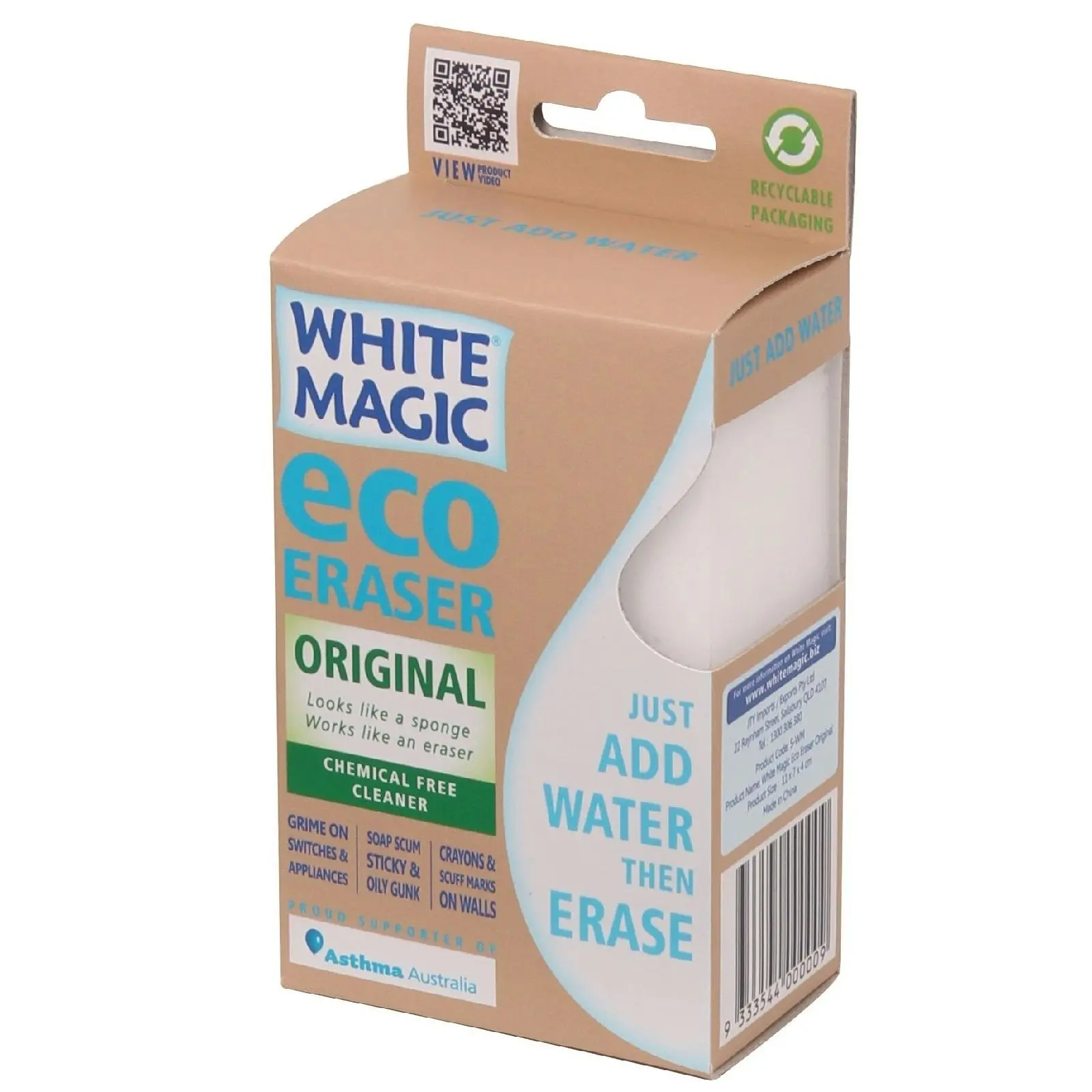 White Magic Eco Eraser Sponge Original   2 Packs