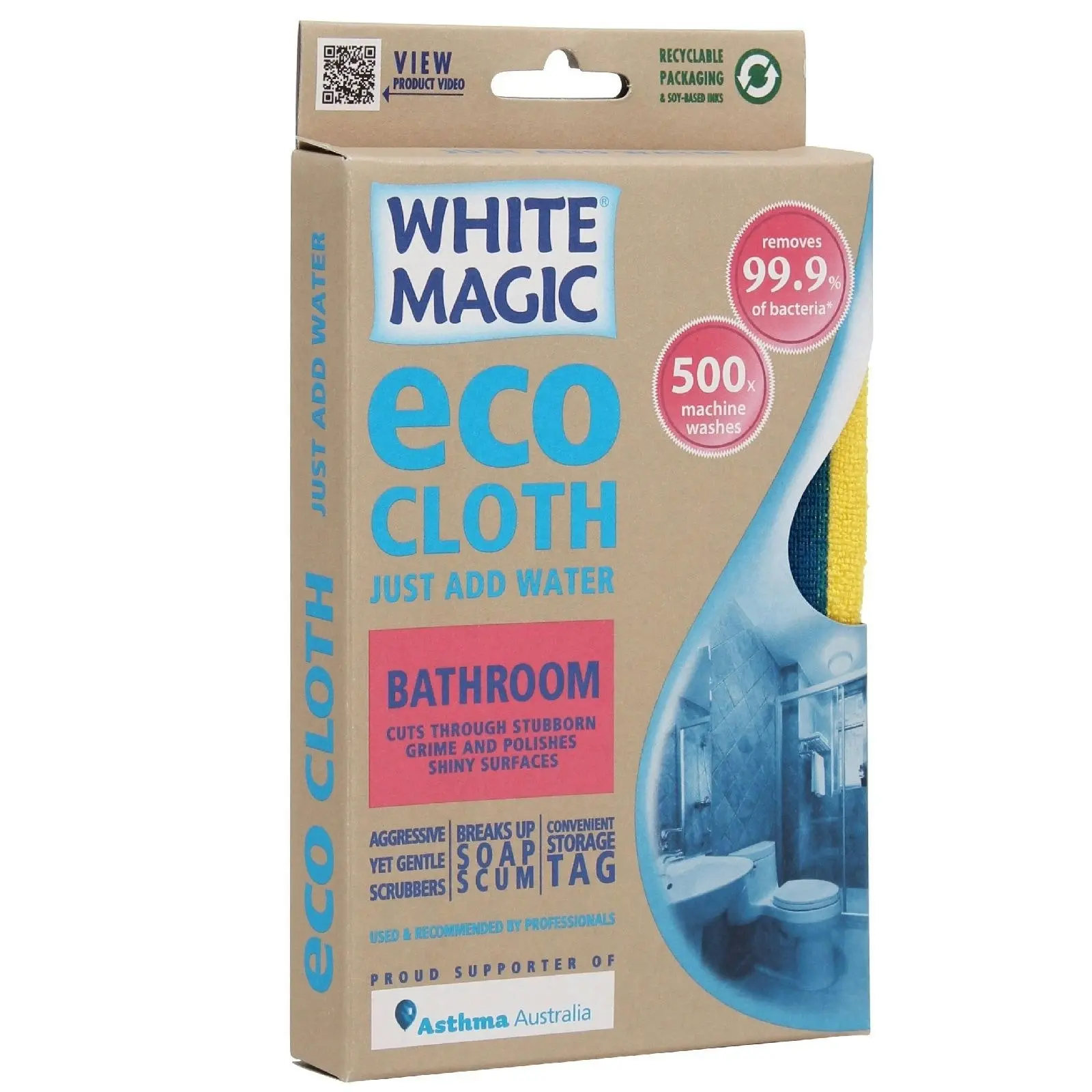 White Magic ECO CLOTH BATHROOM 32 x 32cm