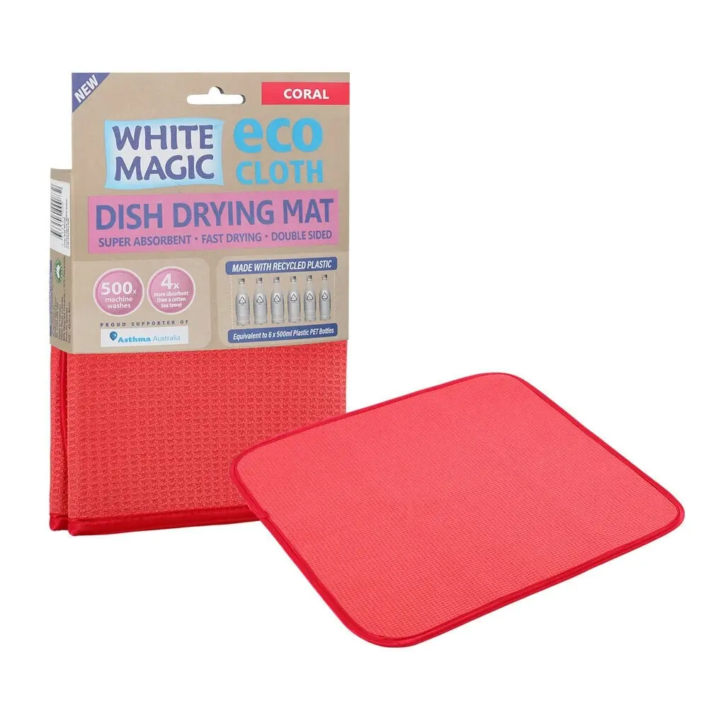 White Magic ECO CLOTH DISH DRYING MAT 40 x 45cm