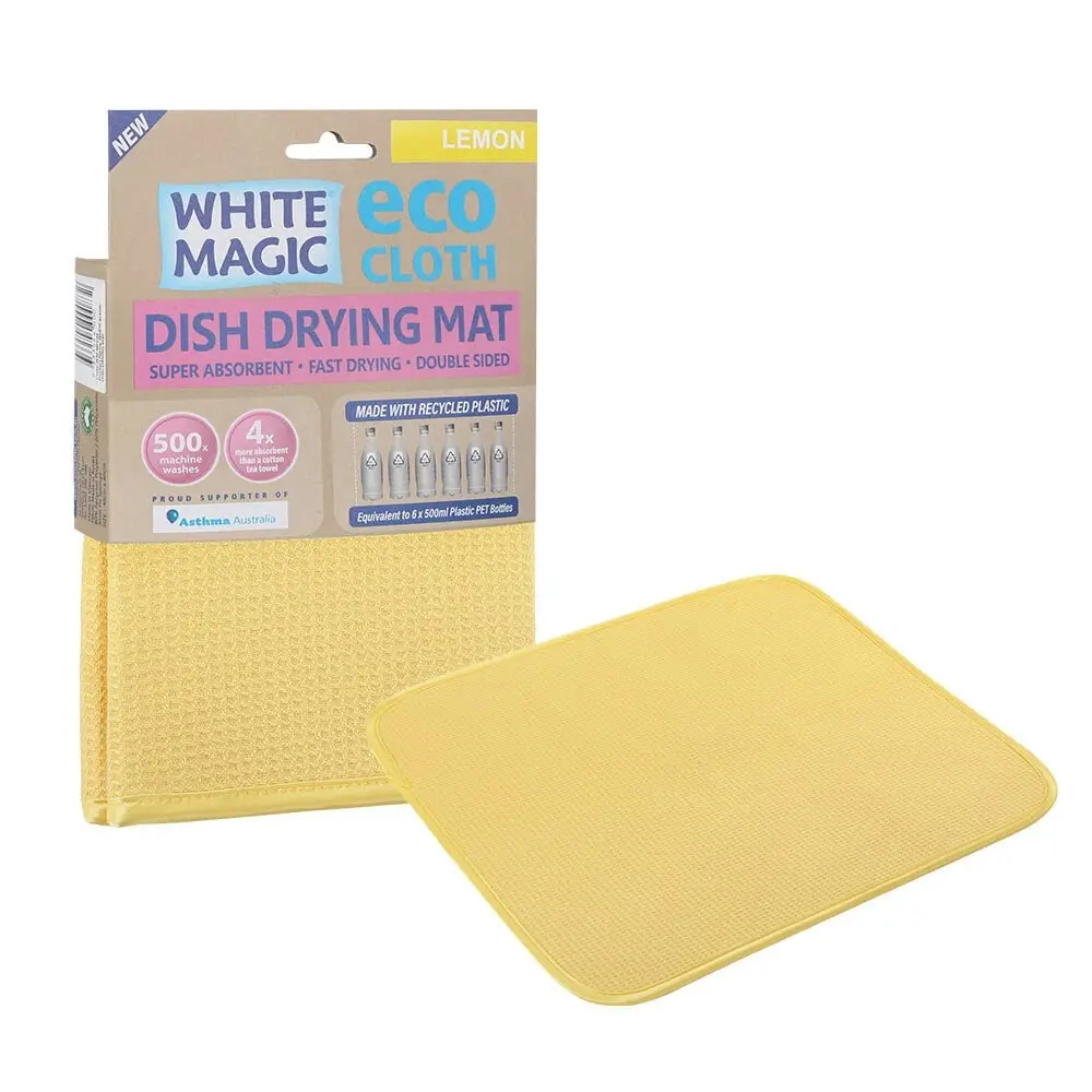 White Magic ECO CLOTH DISH DRYING MAT 40 x 45cm