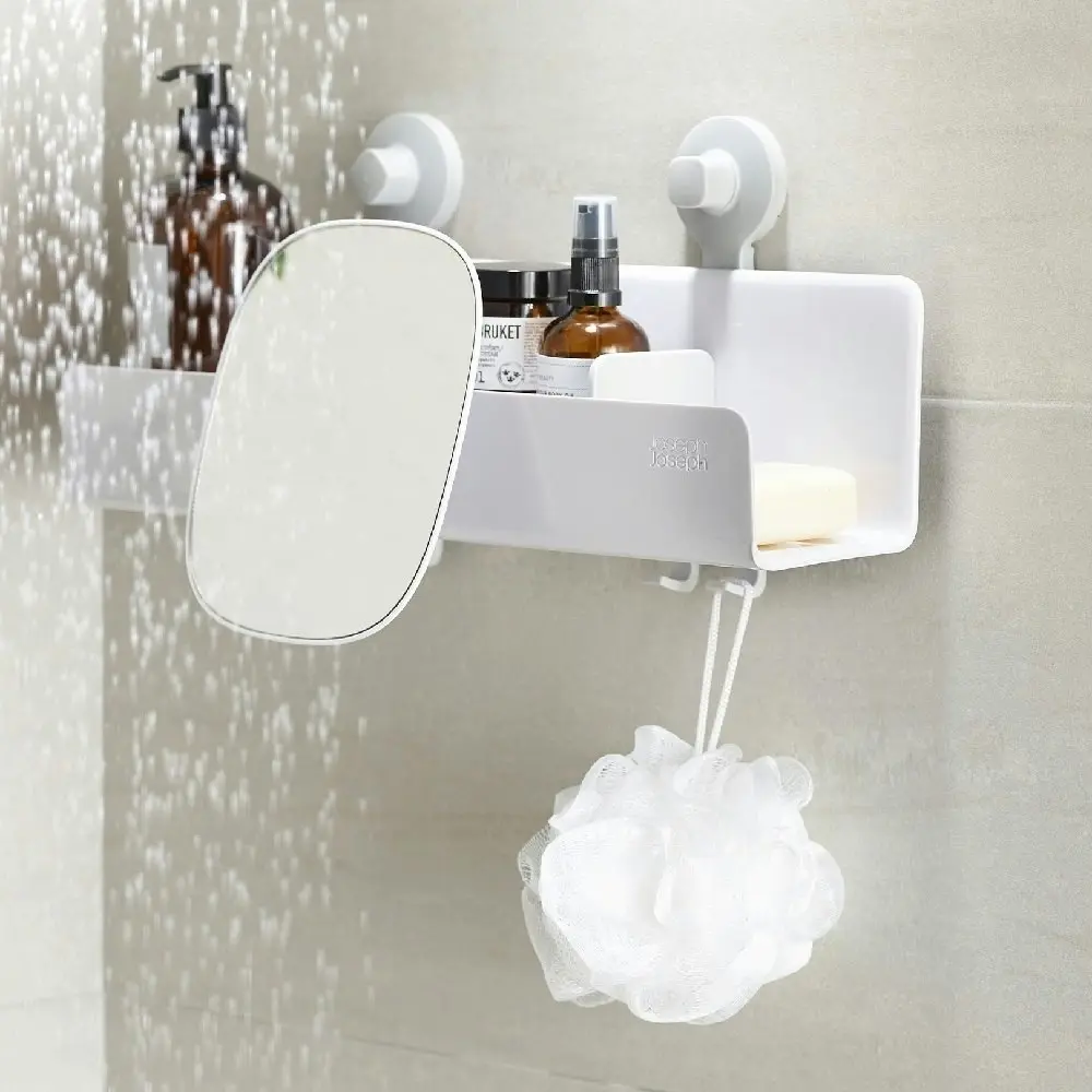 Joseph Joseph Easystore Large Shower Shelf With Removable Mirror