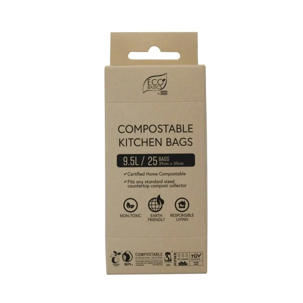 White Magic Eco Basics Biodegradable Corn Starch Kitchen Bags   Pack 25