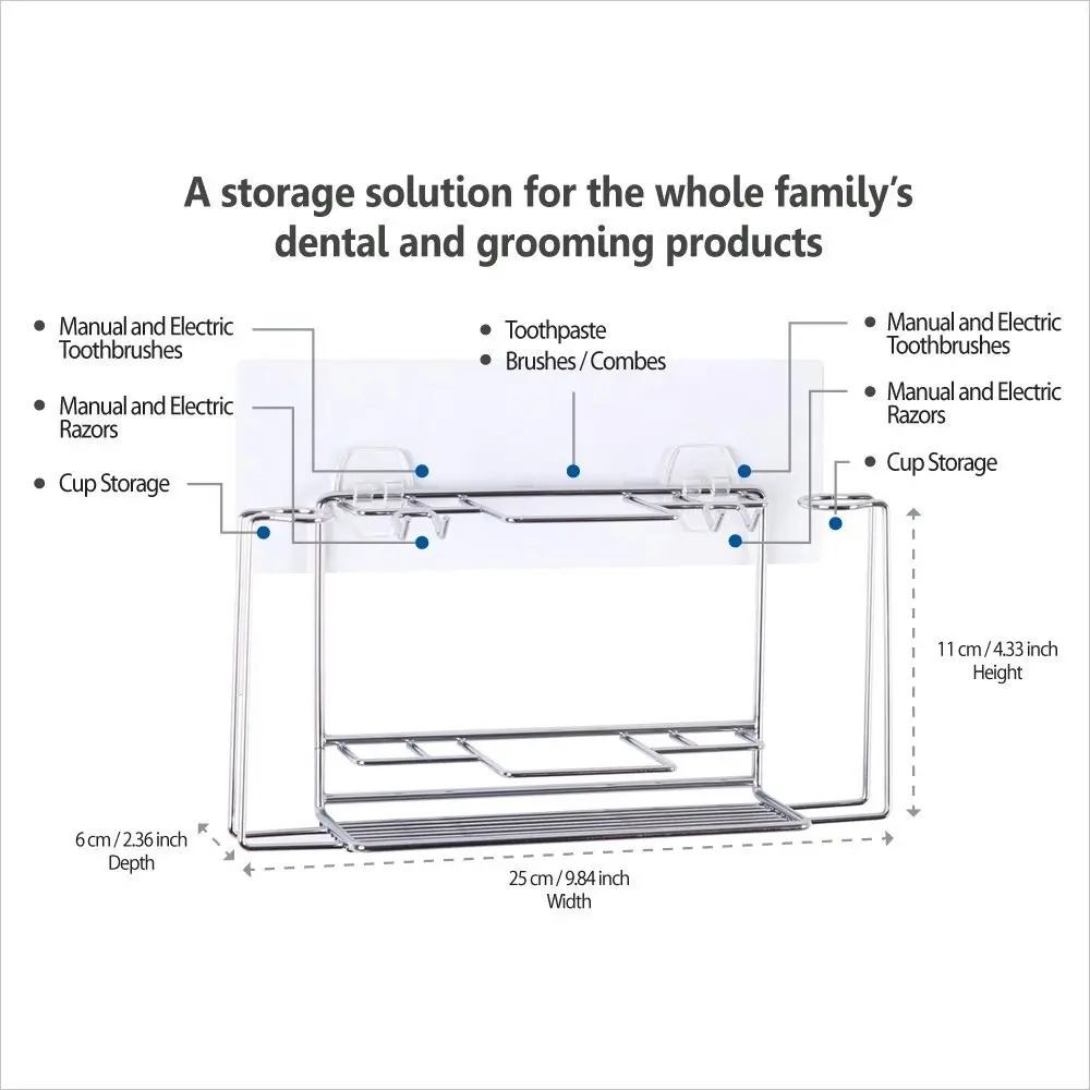 I-Hook STAINLESS STEEL BATHROOM STATION