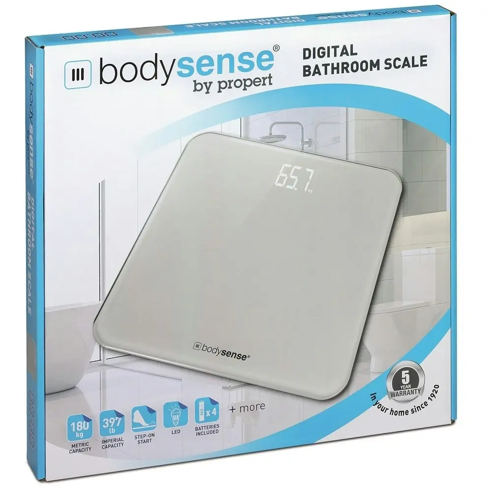 Propert BODYSENSE DIGITAL BATHROOM SCALE 180kg GREY