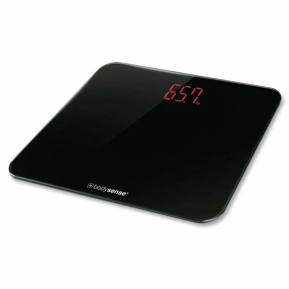 Propert BODYSENSE 200kg WIDE PLATFORM BATHROOM SCALE BLACK