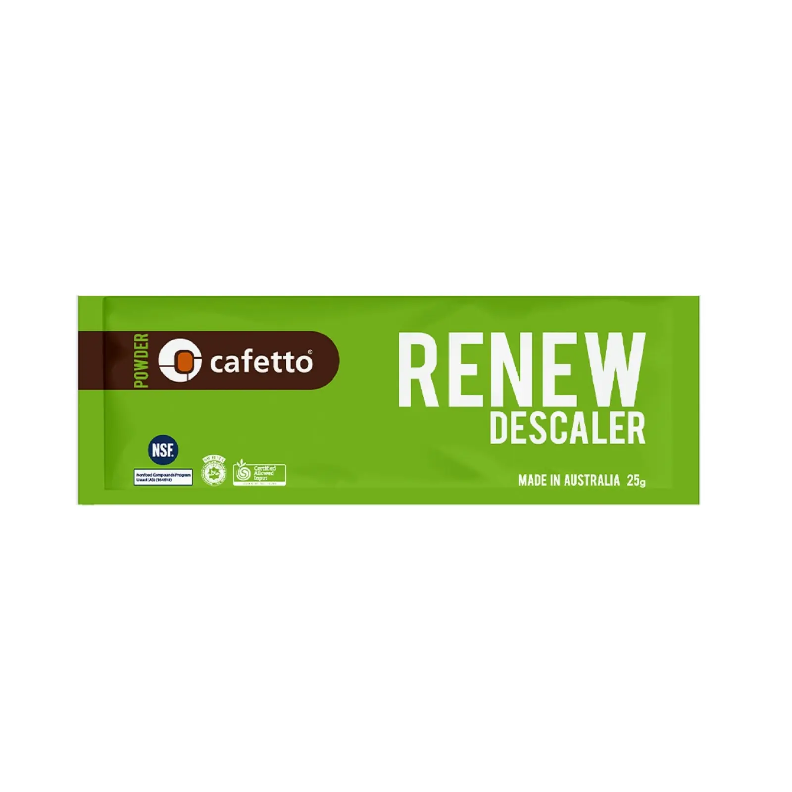 Cafetto Renew Espresso Machine Powder Descaler   6 Sachet