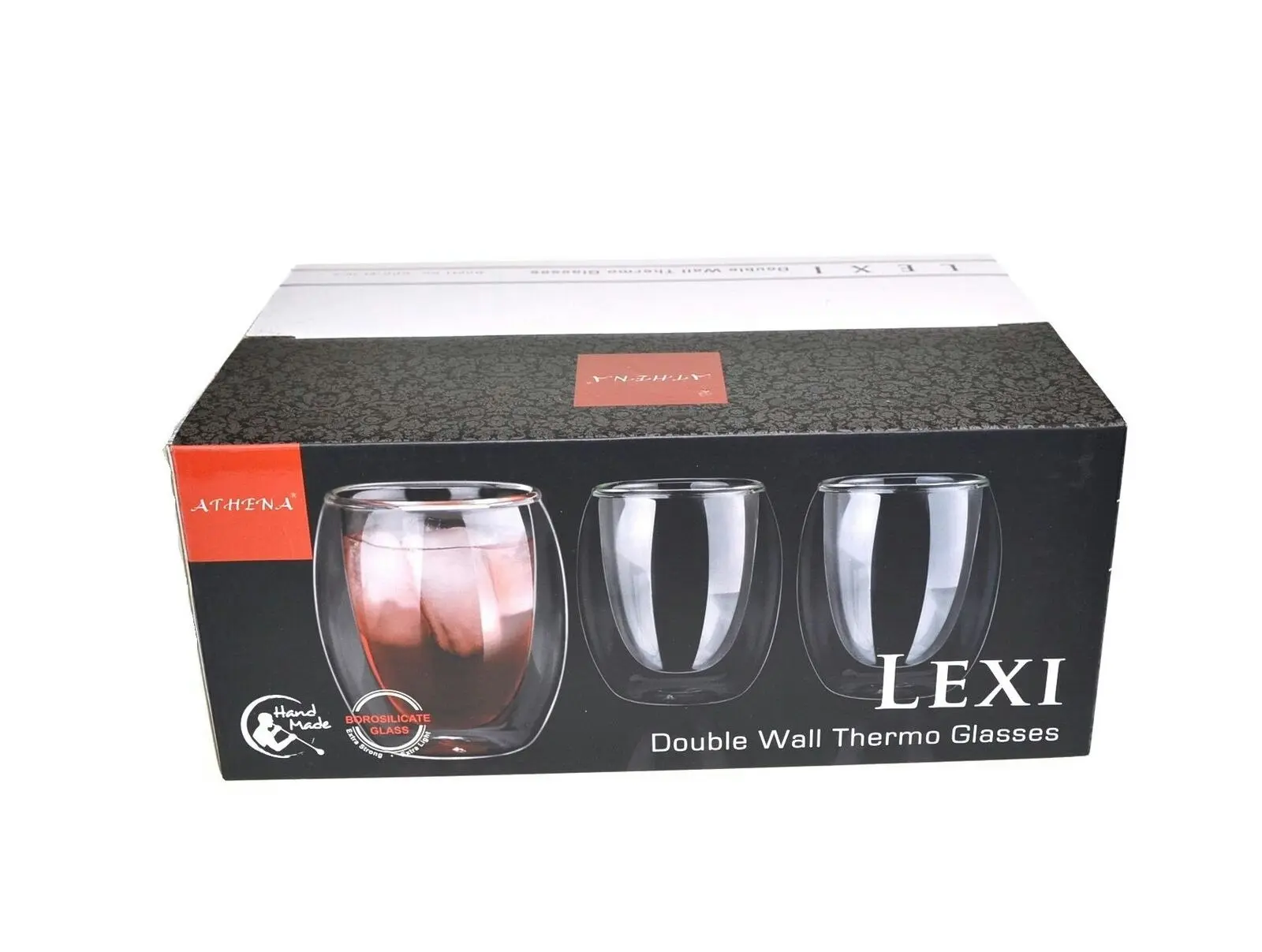 Lexi 100ml Dual Double Wall Espresso Cups   Set Of 6