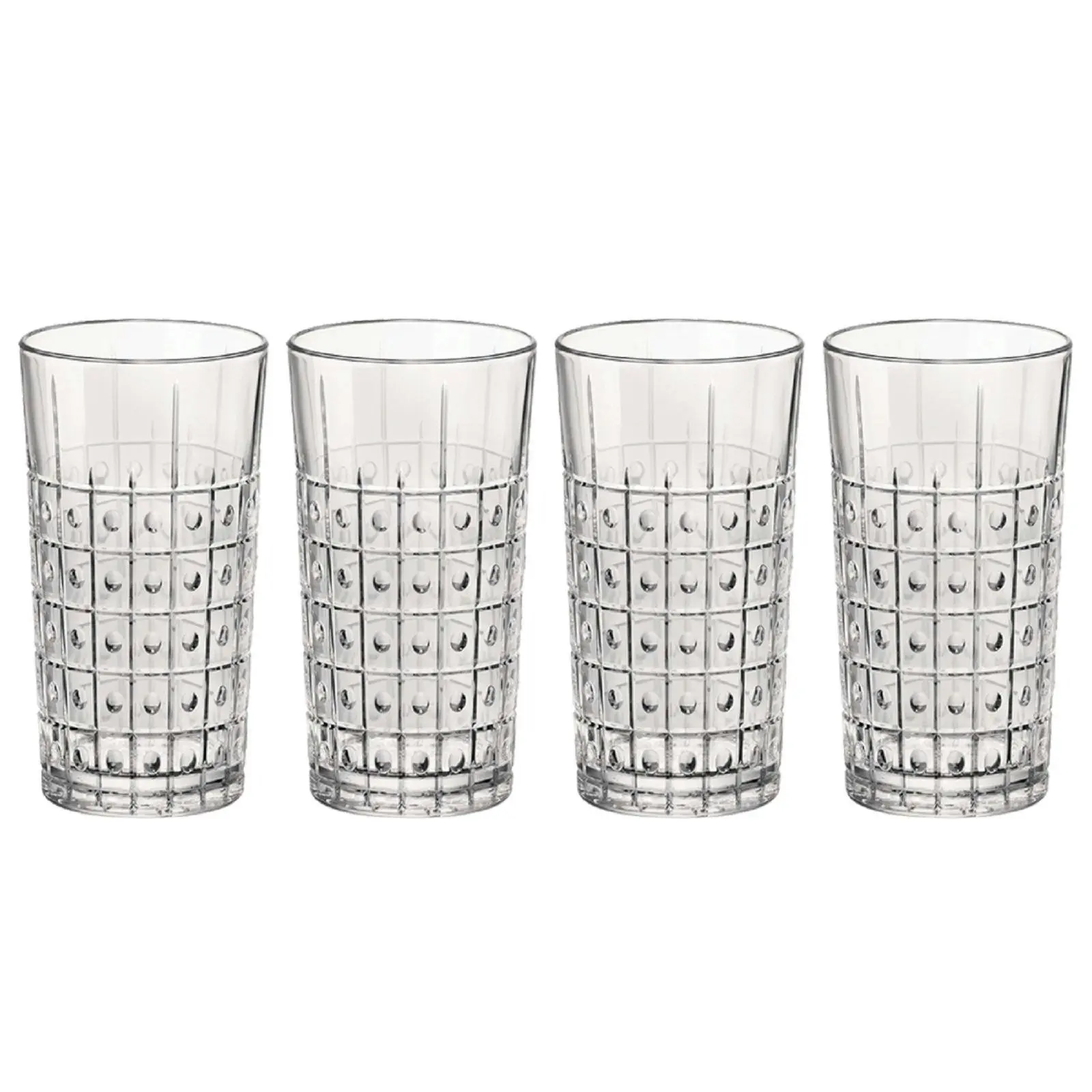 Bormioli Rocco ESTE HIGHBALL TUMBLERS 490ml SET 4