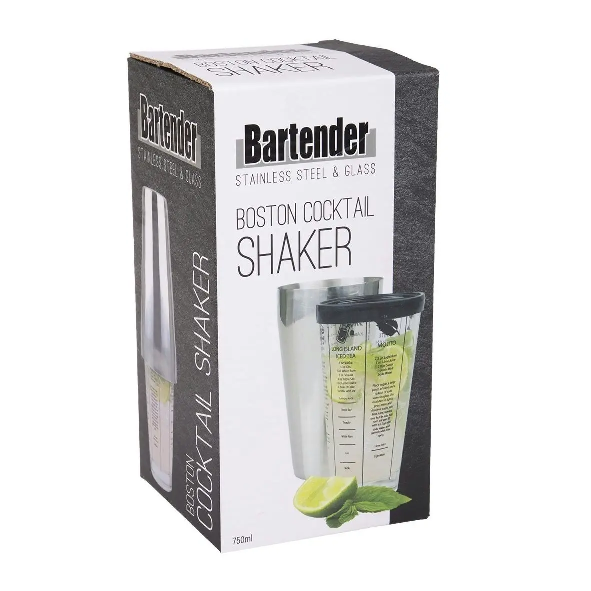 Bartender BOSTON COCKTAIL SHAKER 750ml