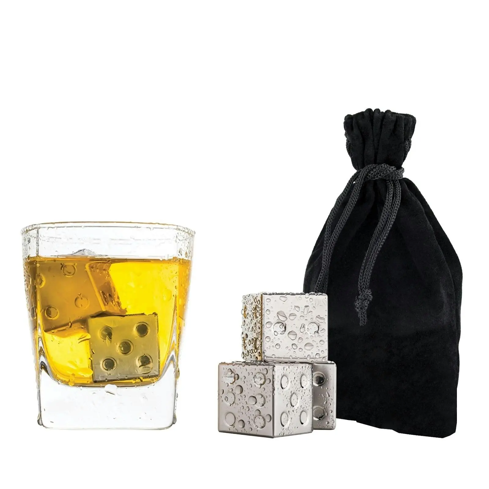 Avanti Stainless Steel Whiskey Dice Ice Cubes