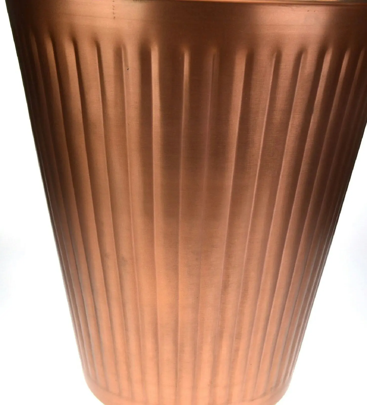 Moda Ribbed Copper Look Wine Bucket