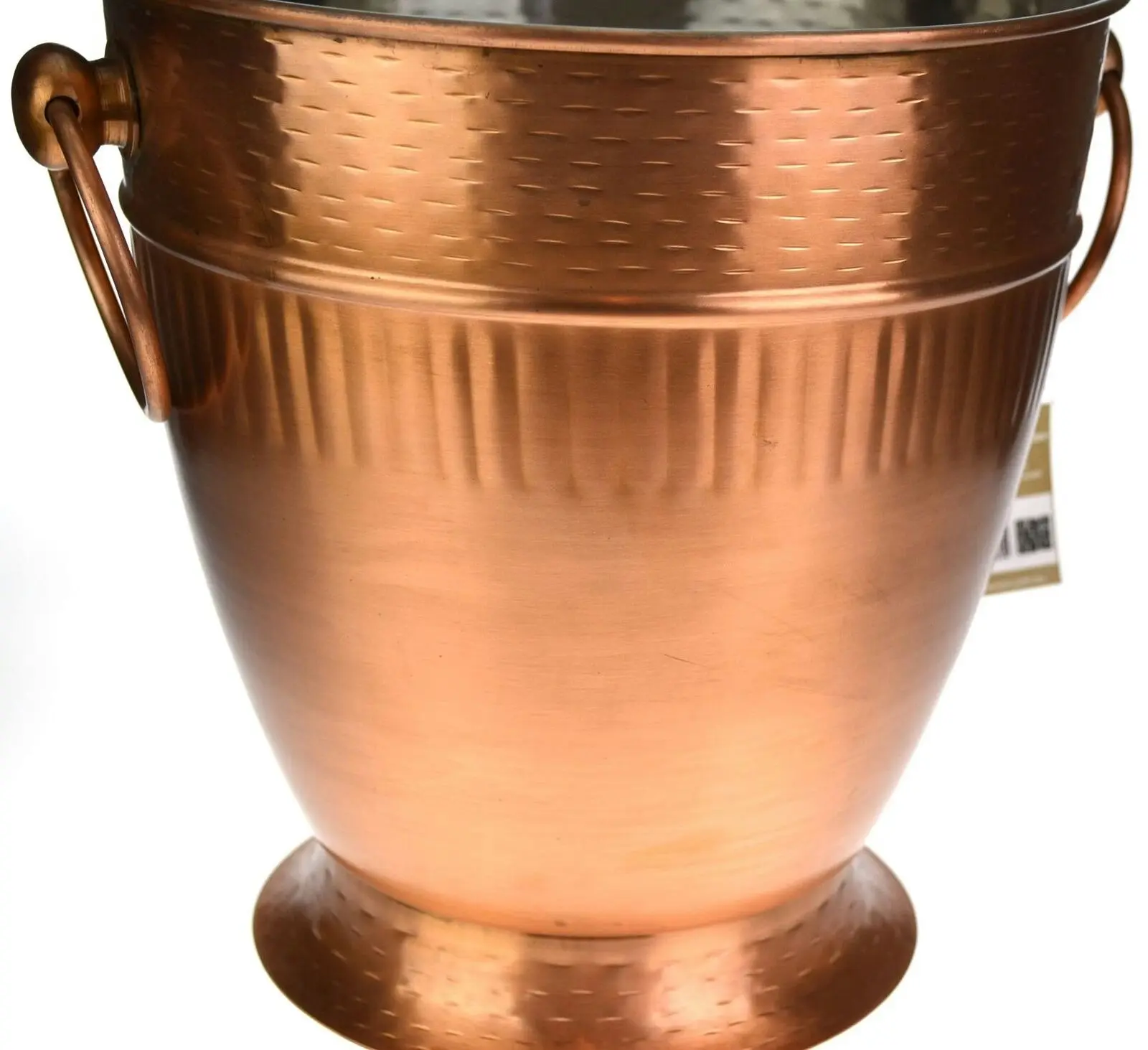 Moda Ribbed Copper Look Champagne Bucket