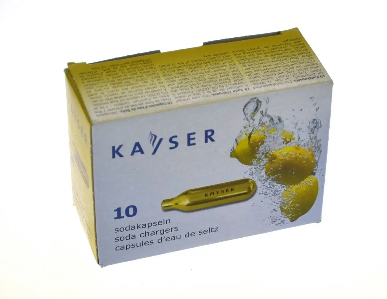 Kayser Soda Chargers   Pk 10