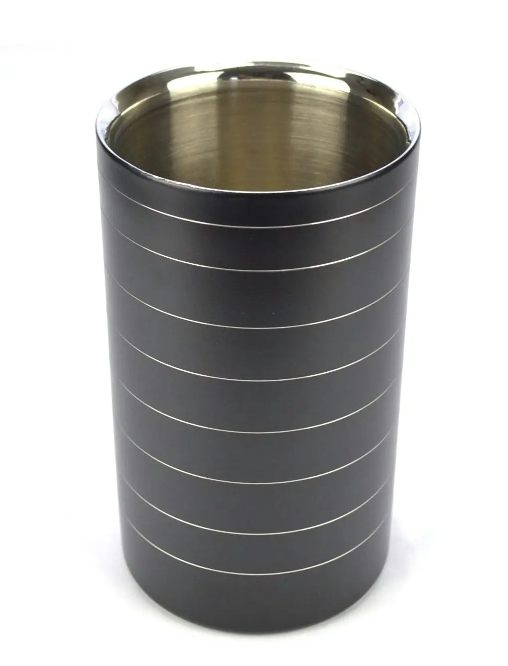 Stainless Steel Wine Cooler Insulated   Black