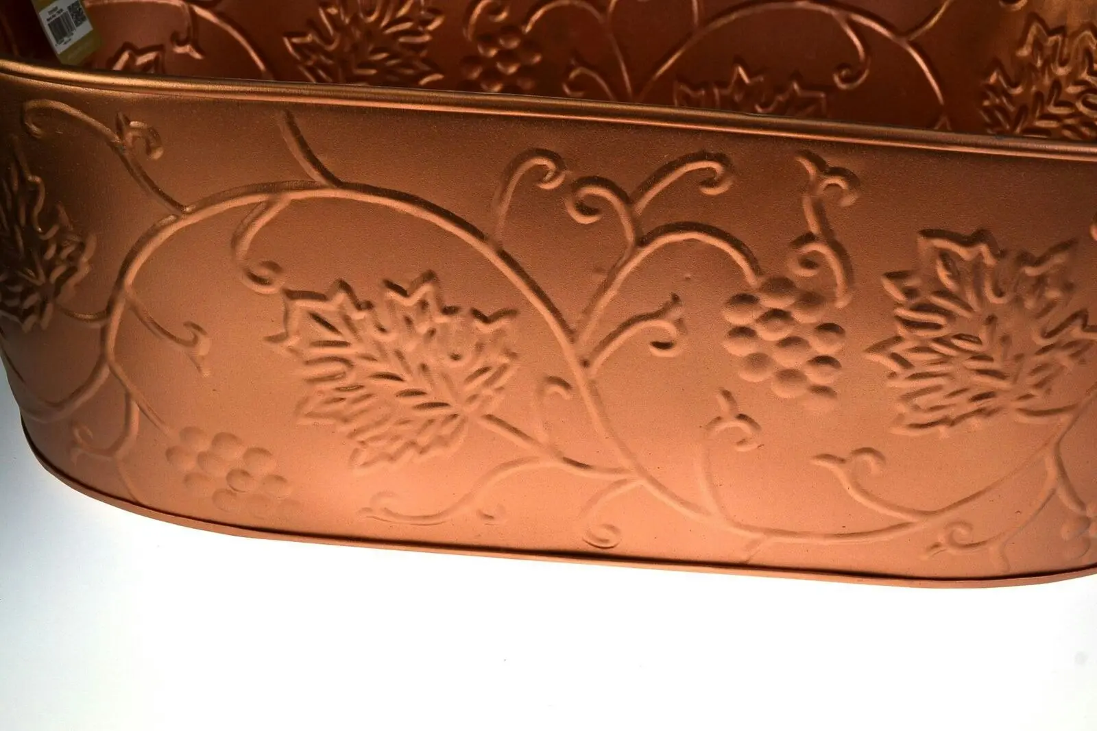 Moda OVAL BEVERAGE TUB VINE COPPER LOOK 53x29cm