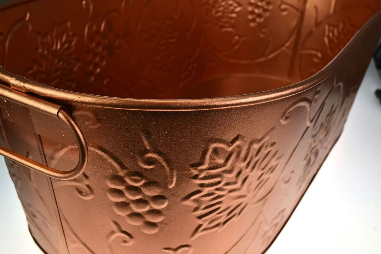 Moda OVAL BEVERAGE TUB VINE COPPER LOOK 53x29cm