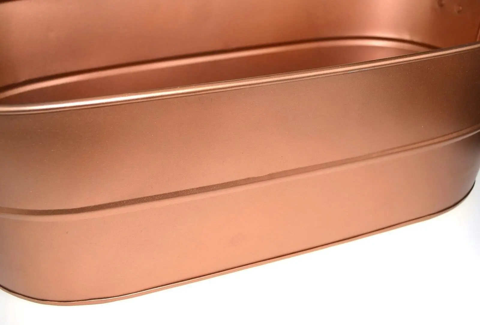 Moda OVAL BEVERAGE TUB SATIN COPPER LOOK 53x29cm