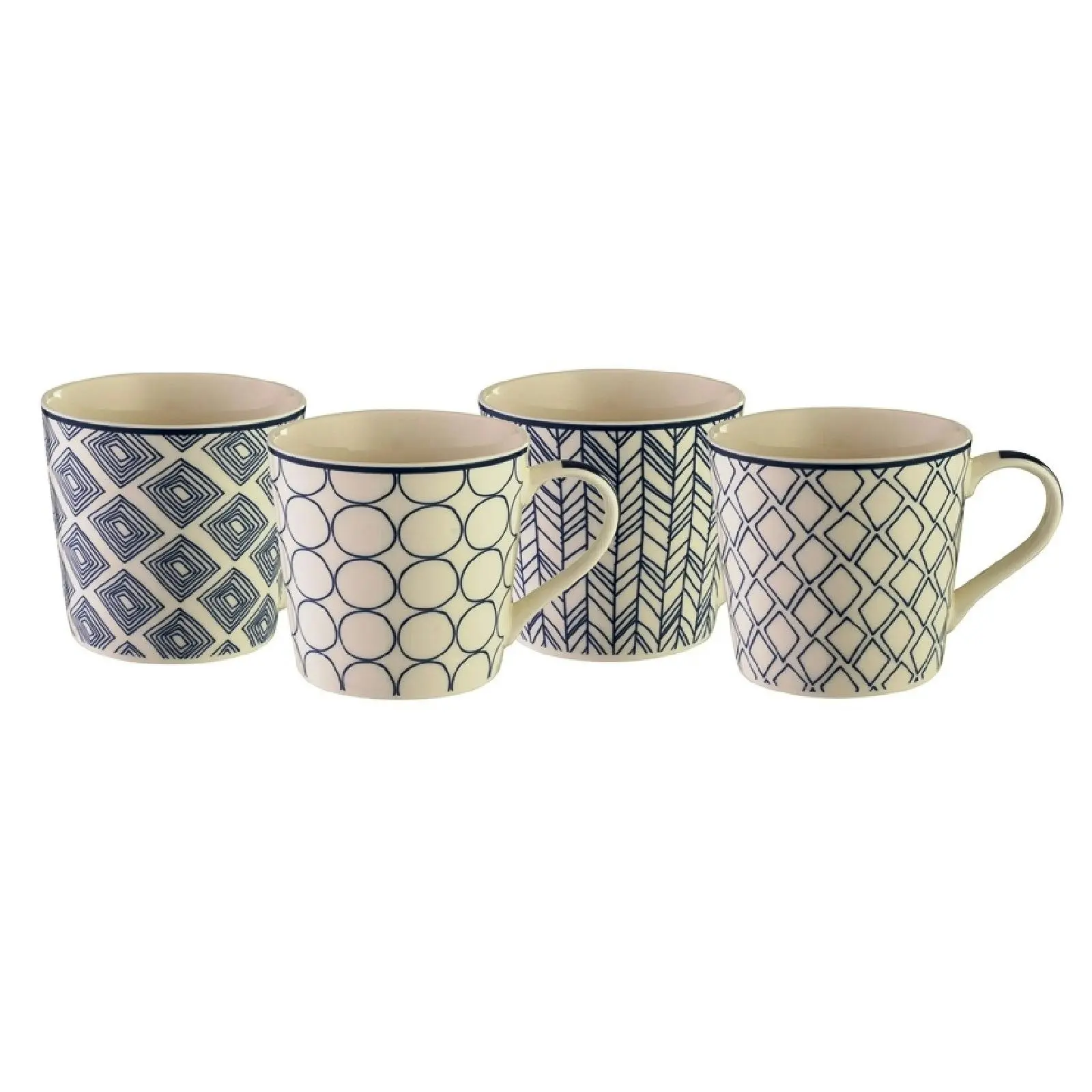 Bundanoon New Bone China Coffee & Tea Mugs   Set Of 4