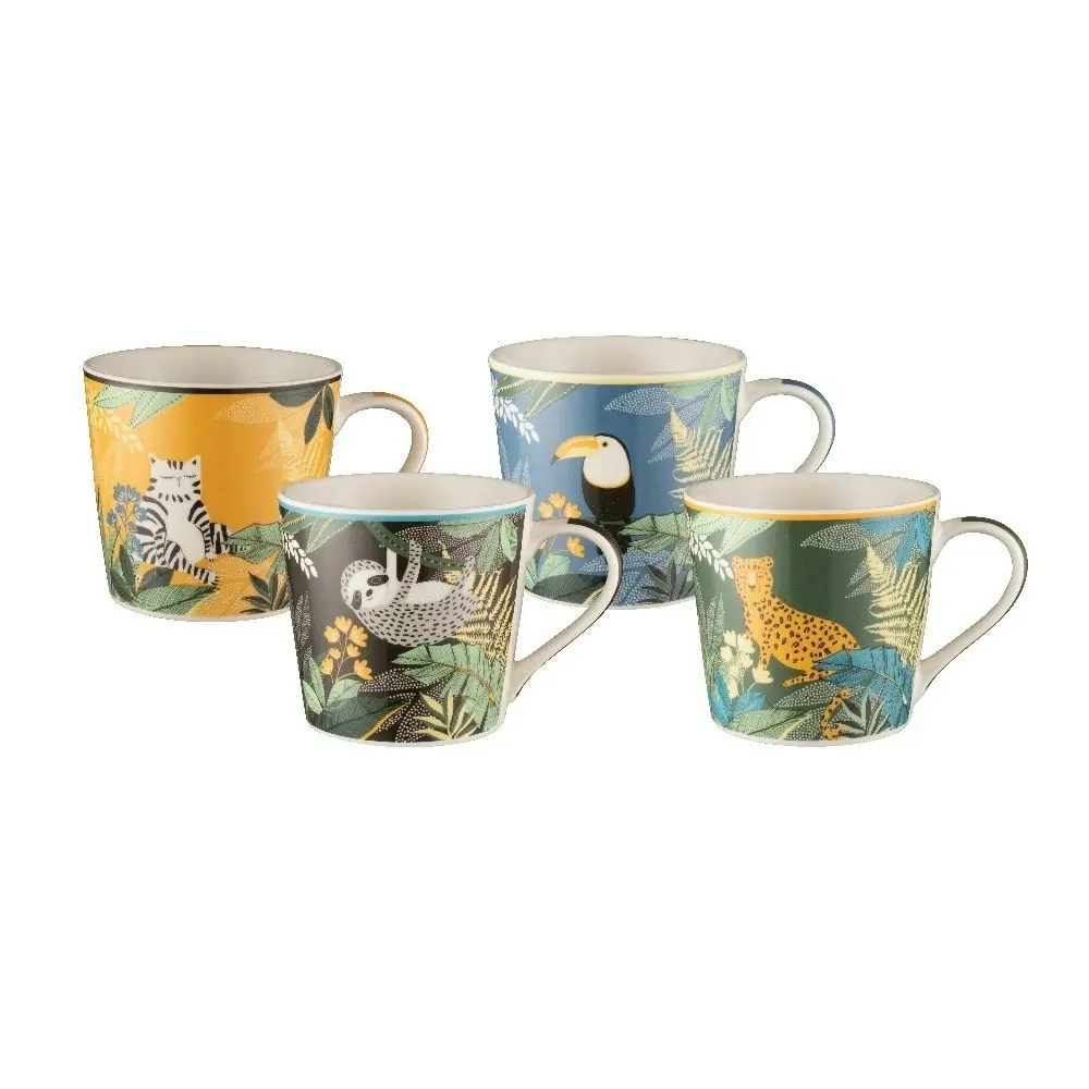 Bundanoon New Bone China Coffee & Tea Mugs   Set Of 4