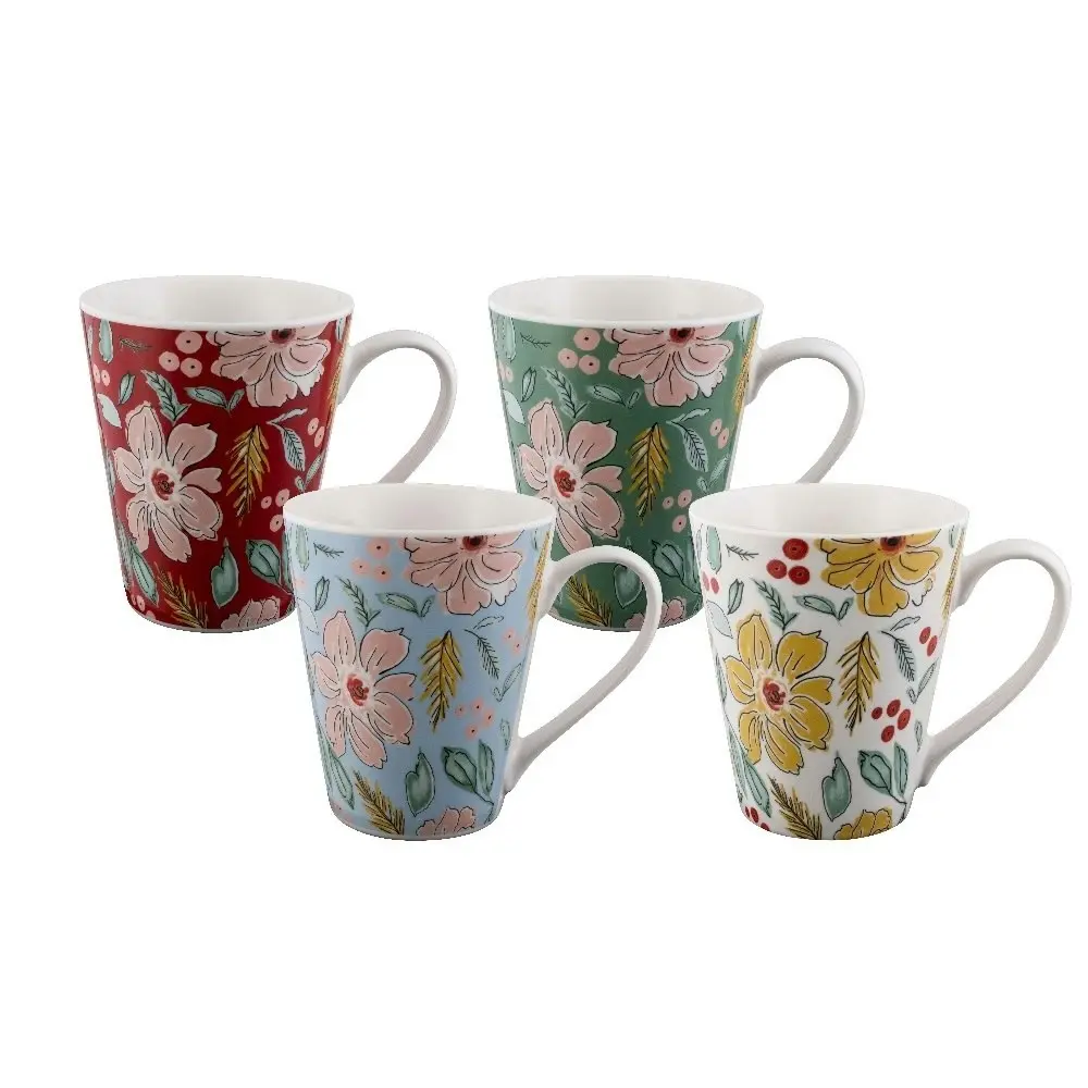 Bundanoon New Bone China Coffee & Tea Mugs   Set Of 4