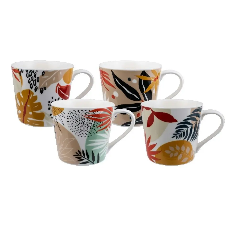 Bundanoon New Bone China Coffee & Tea Mugs   Set Of 4