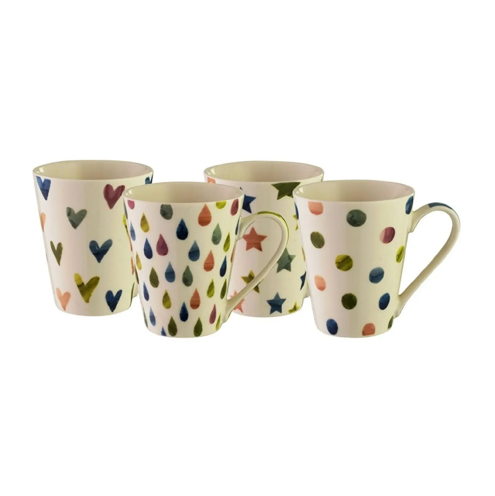 Bundanoon New Bone China Coffee & Tea Mugs   Set Of 4