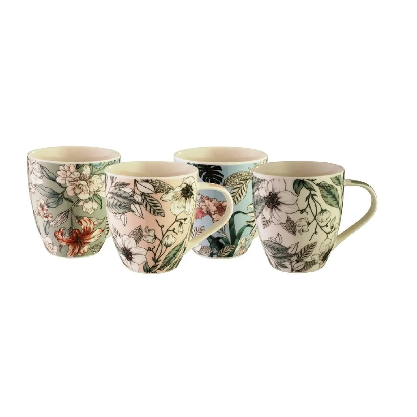 Bundanoon New Bone China Coffee & Tea Mugs   Set Of 4