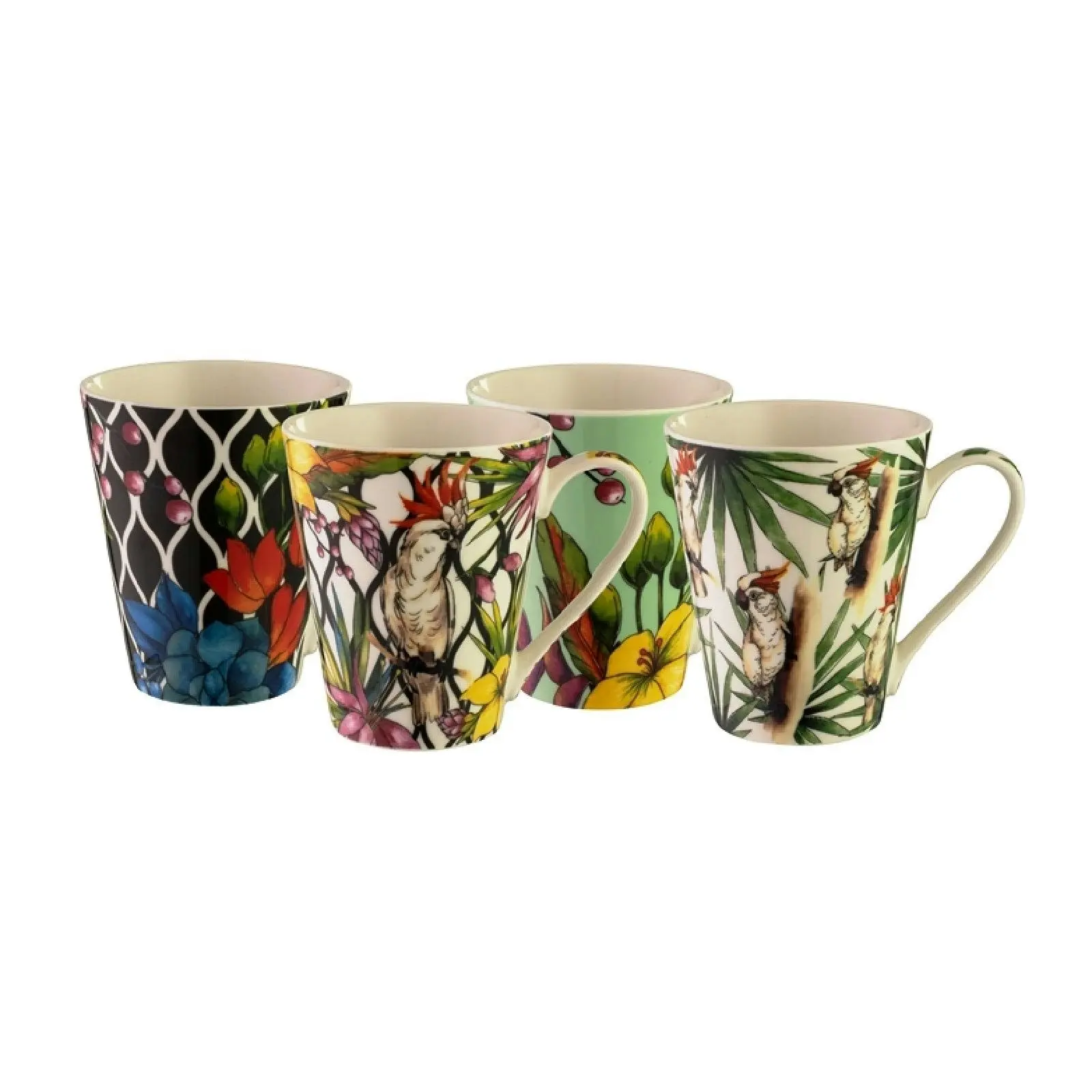 Bundanoon New Bone China Coffee & Tea Mugs   Set Of 4