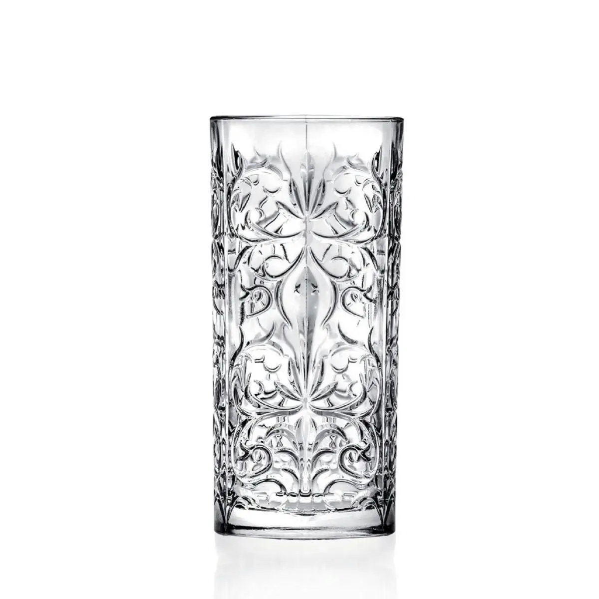 RCR MIXOLOGY TATTOO HIGHBALL CRYSTAL TUMBLERS SET 6 - 368ml