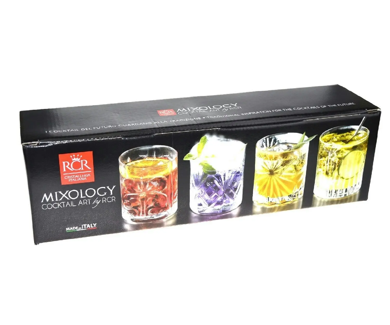 RCR Mixology Crystal Tumblers Set 4