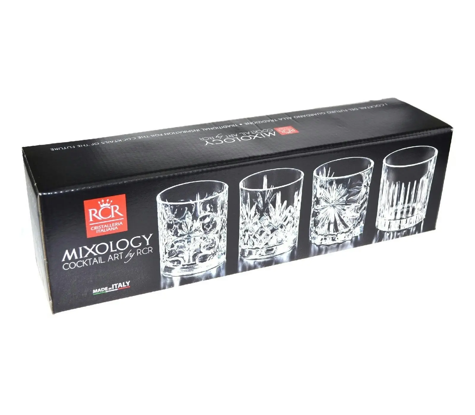 RCR Mixology Crystal Tumblers Set 4