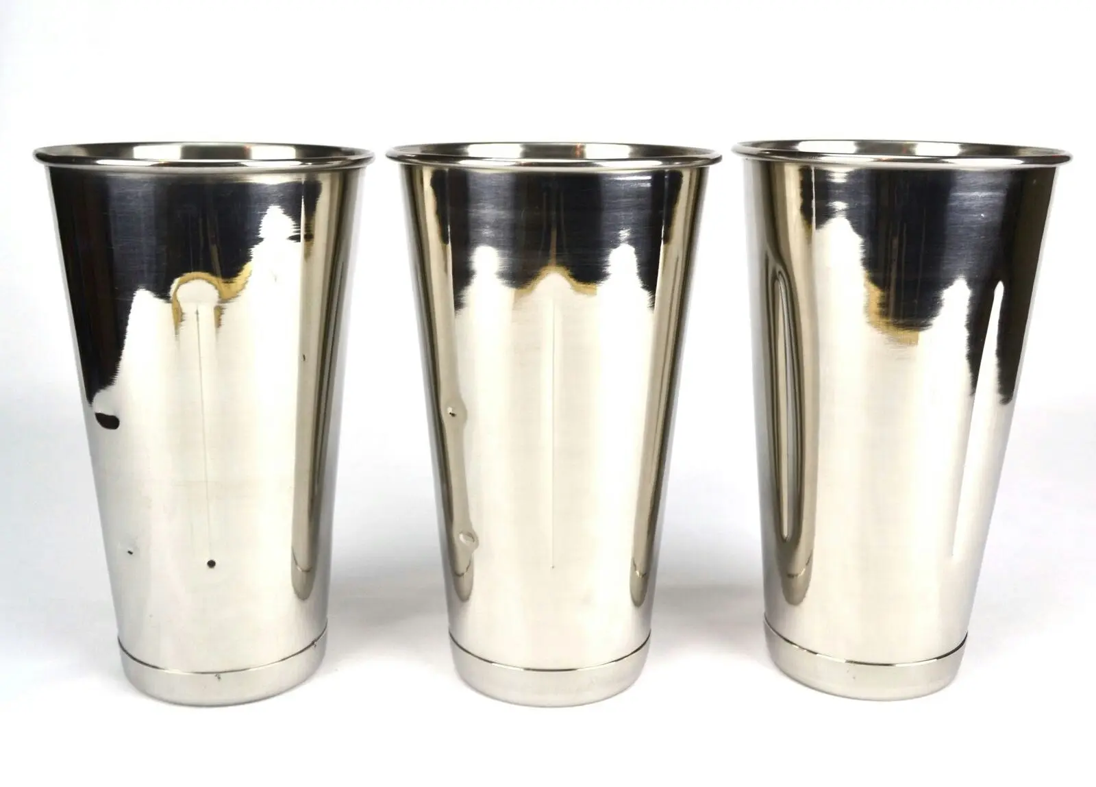 Trenton  Stainless Steel Milkshake Cups   Set Of 3