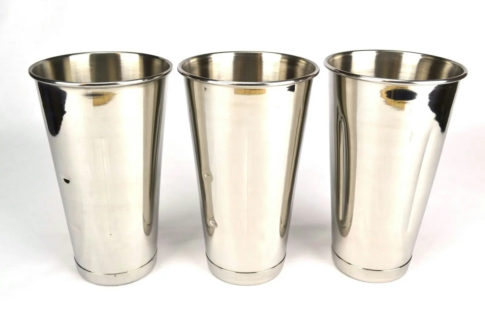 Trenton  Stainless Steel Milkshake Cups   Set Of 3