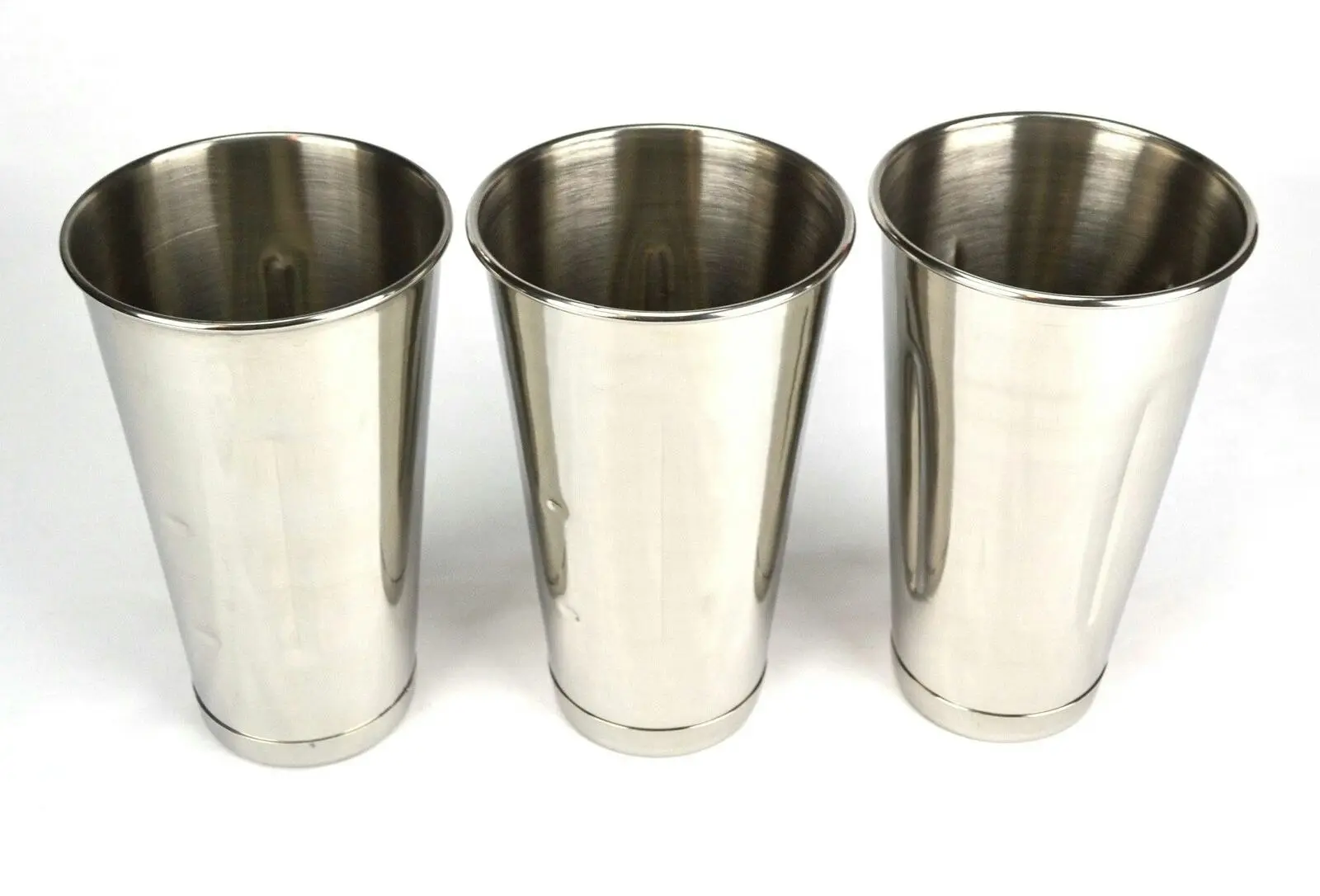 Trenton  Stainless Steel Milkshake Cups   Set Of 3