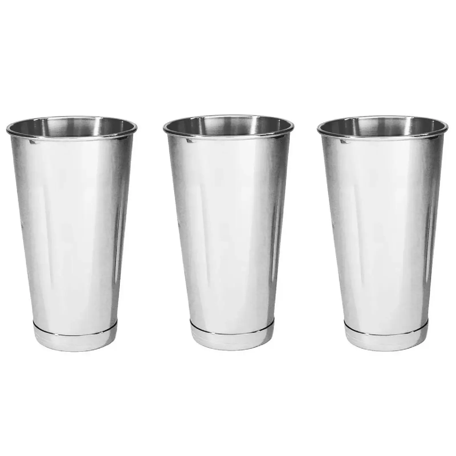 Trenton  Stainless Steel Milkshake Cups   Set Of 3