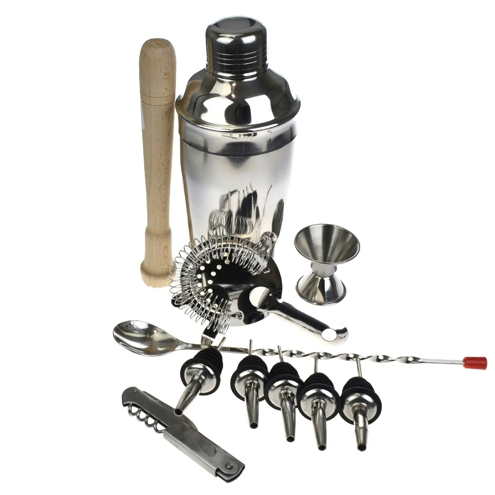 Deluxe 10 Piece Cocktail Shaker Set   With Free Waiters Friend