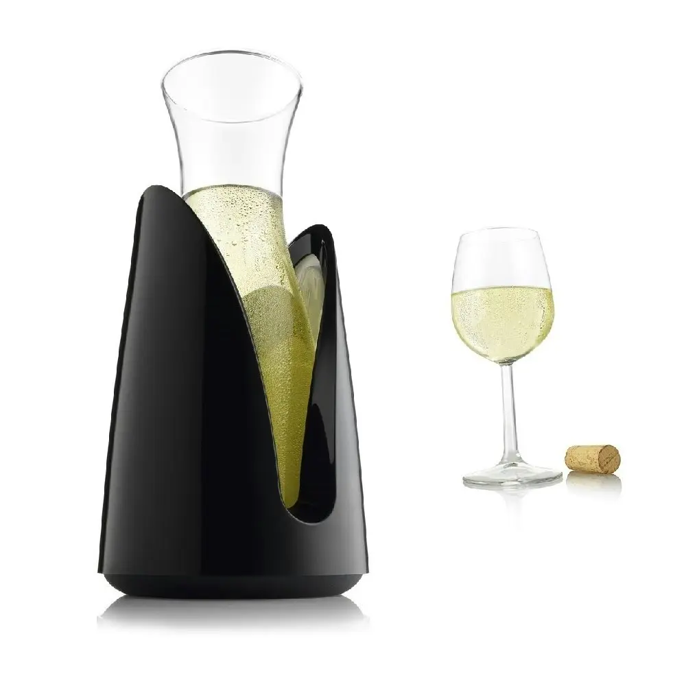 Vacu Vin Active Cooling Carafe Black