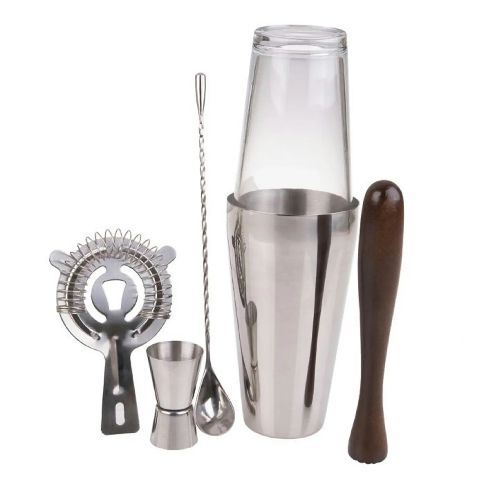 Bartender 5 Piece Boston Cocktail Set