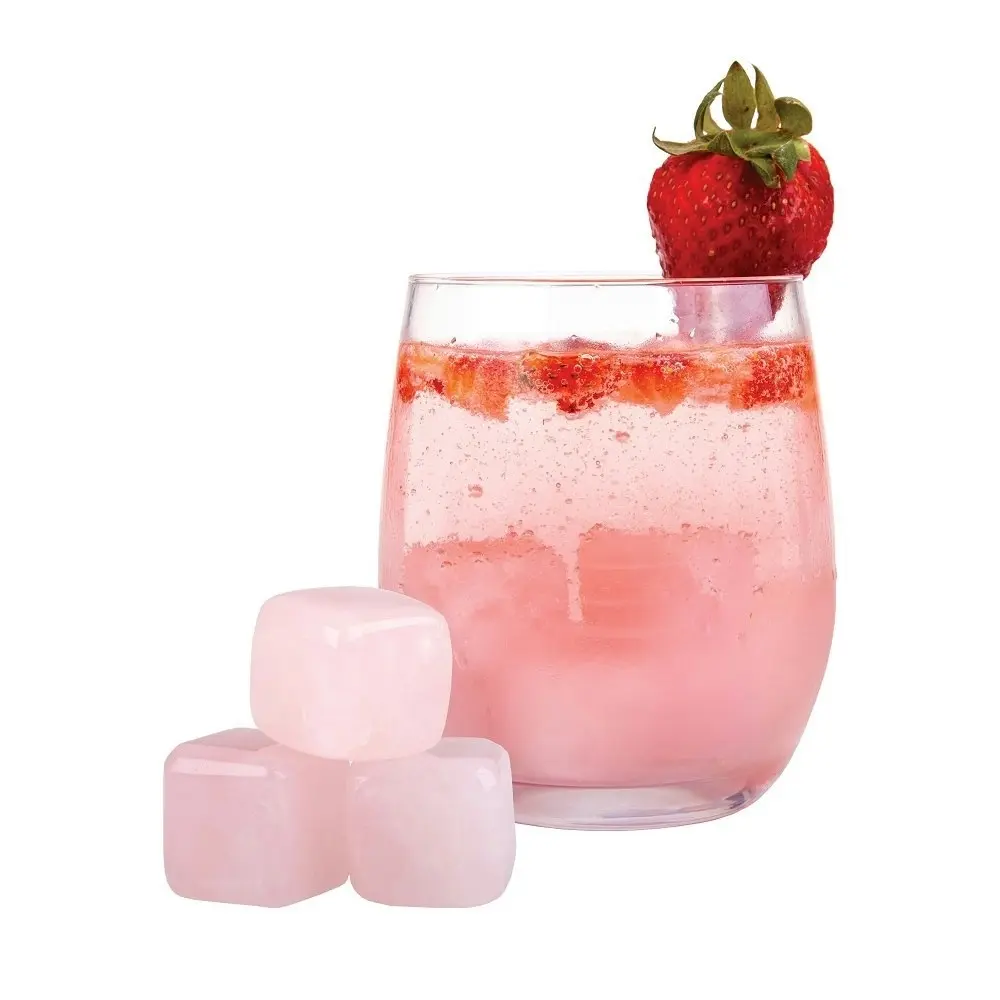 Bartender Rose Quartz Gin Stones Set 6