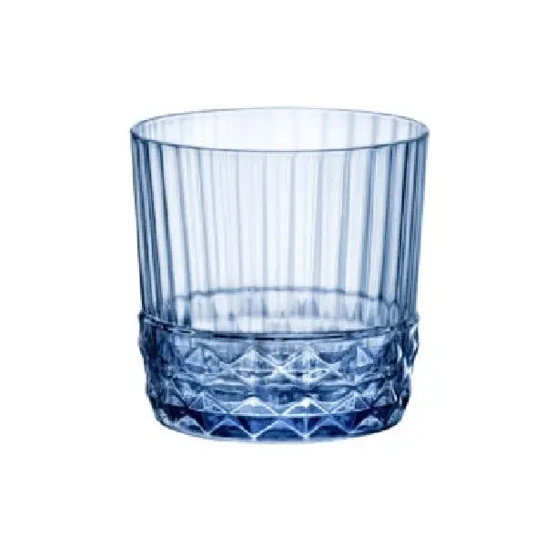 Bormioli Rocco AMERICA 20s 300ml ROCK DRINK GLASSES SET 6 -SAPPHIRE