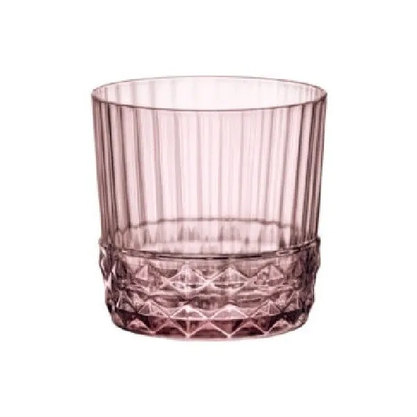 Bormioli Rocco AMERICA 20s 300ml ROCK DRINK GLASSES SET 6 - LILAC