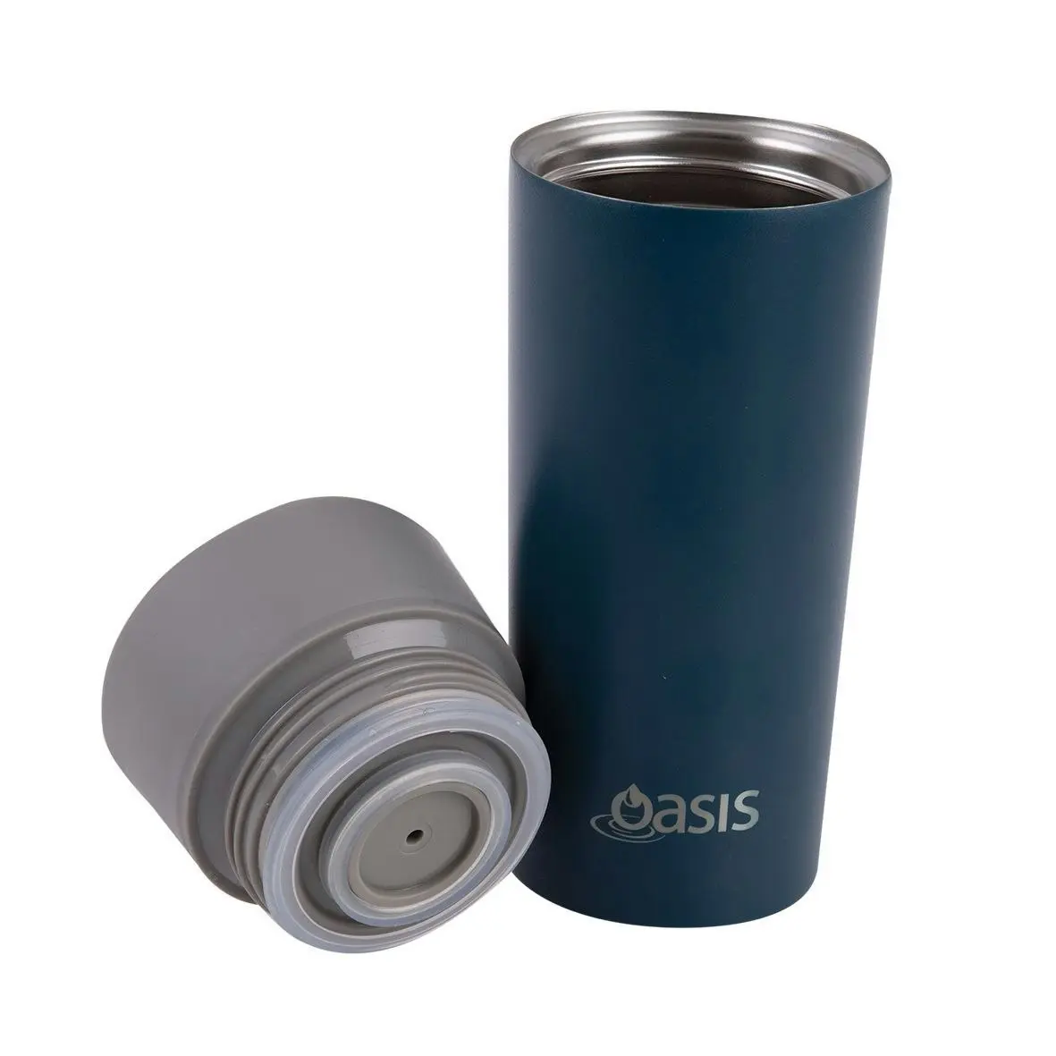 Oasis STAINLESS STEEL DOUBLE WALL INSULATED TRAVEL MUG 360ml