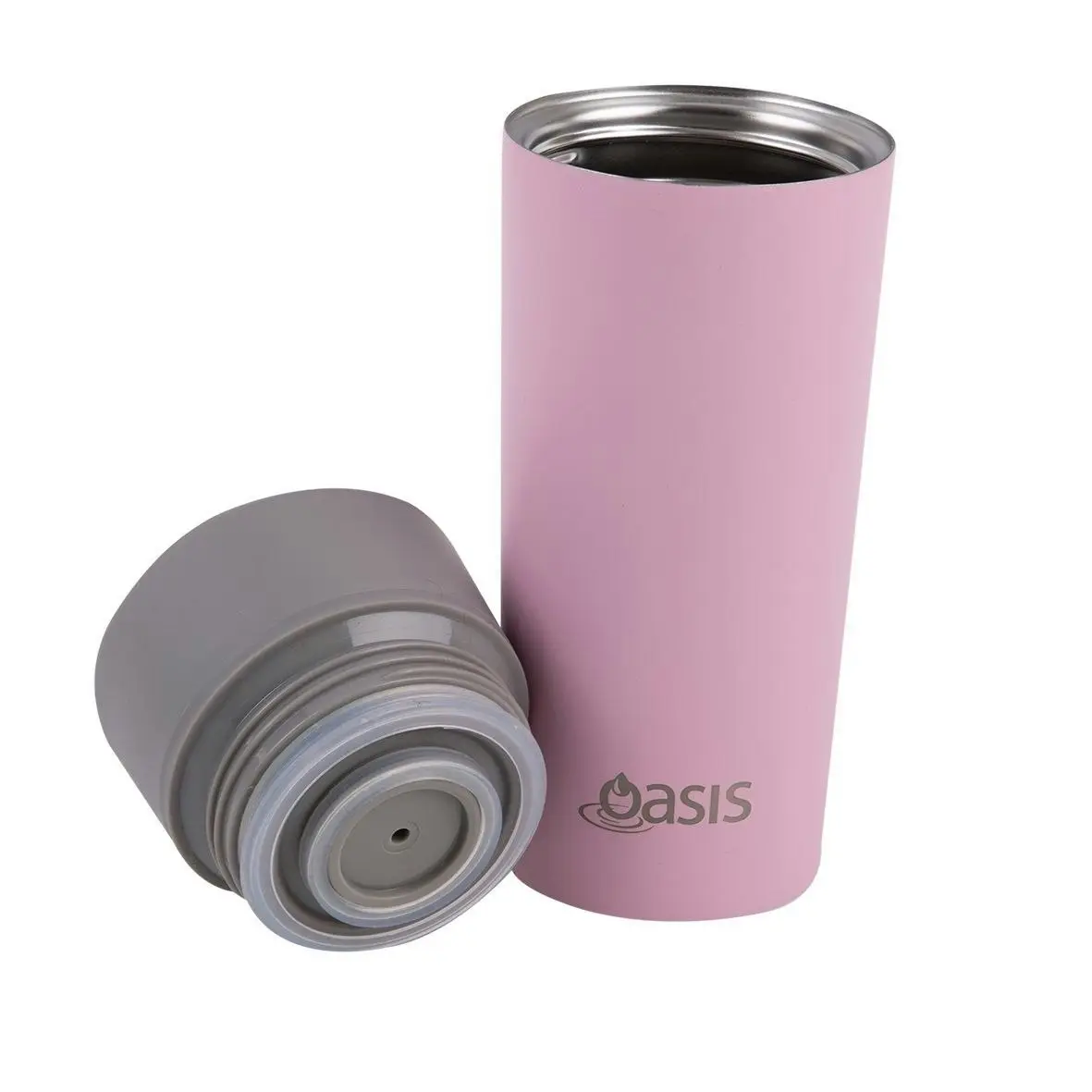 Oasis STAINLESS STEEL DOUBLE WALL INSULATED TRAVEL MUG 360ml