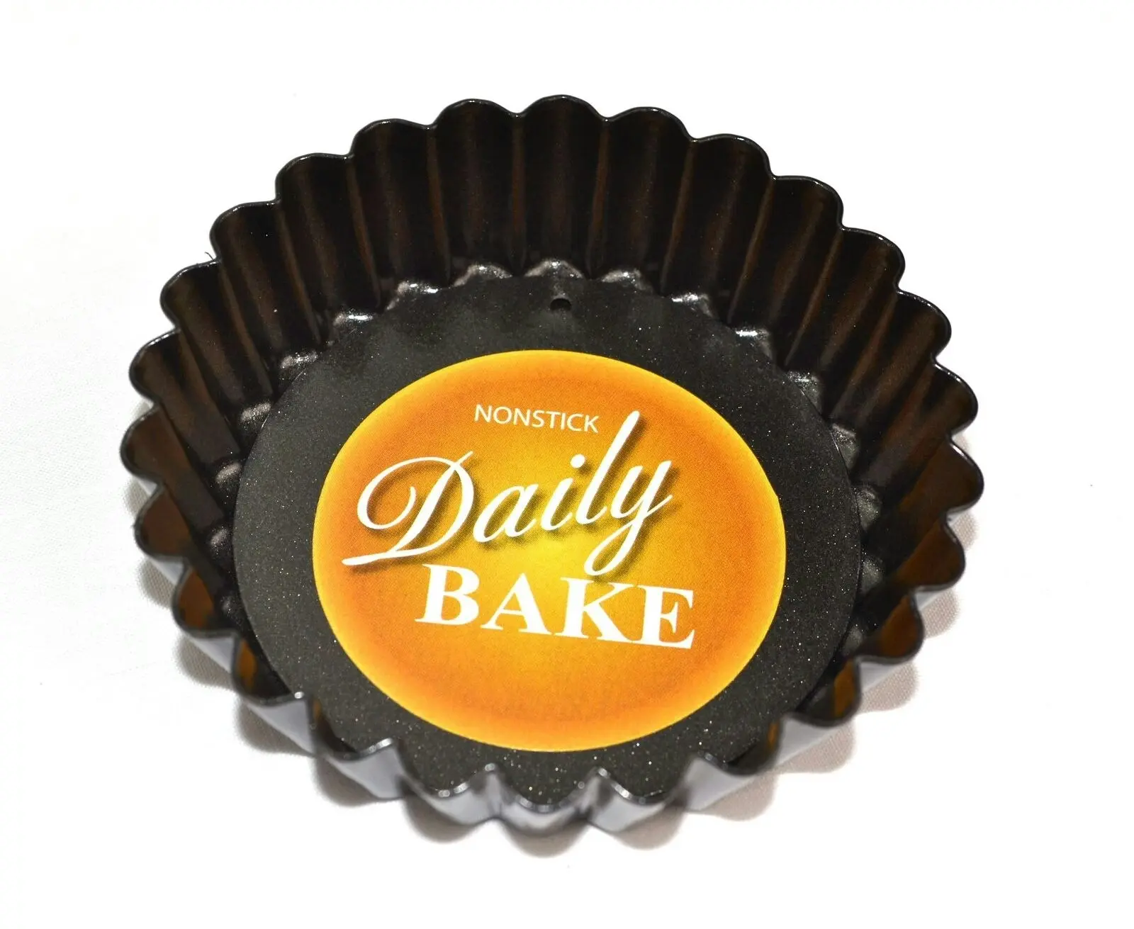 Daily Bake 12cm x 3cm NON STICK MINI QUICHE PAN - SET OF 6